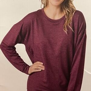 Tuff Athletics Plum Long Sleeve Top